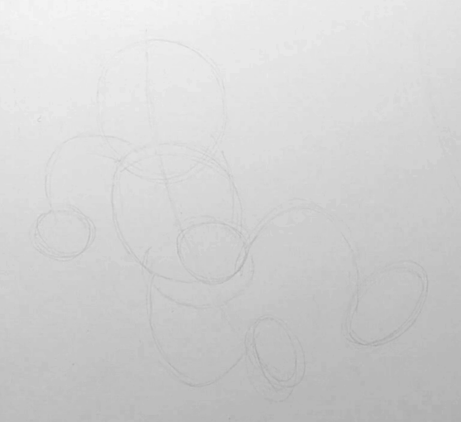 Como desenhar o Goku passo 1