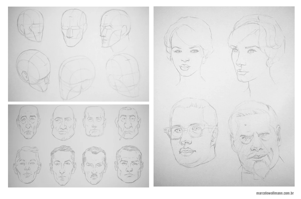 fundamentos do desenho - exemplos anatomia